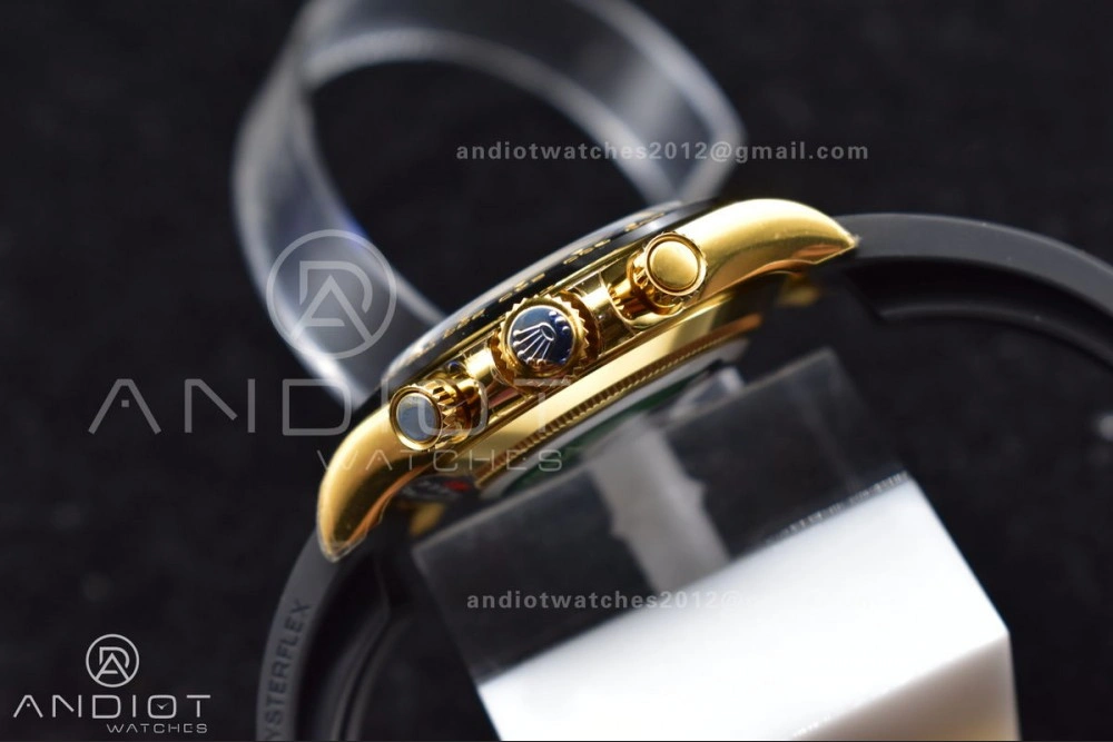 Daytona 116518 BTF 1:1 Best Edition Black Diamonds Dial On Oysterflex Rubber Strap SA4130 V2