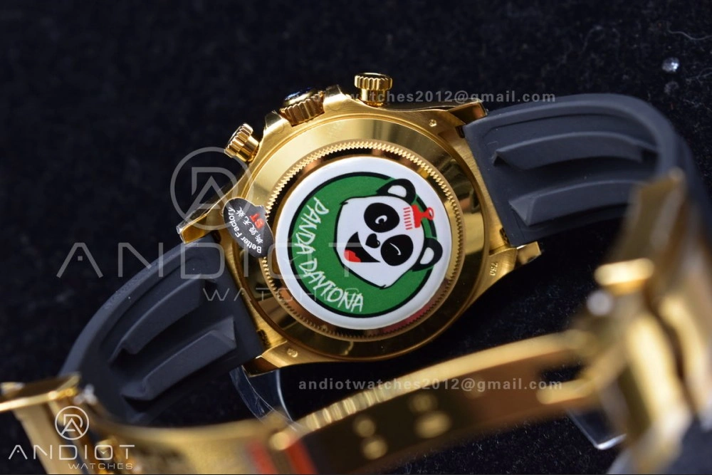 Daytona 116518 BTF 1:1 Best Edition Black Diamonds Dial On Oysterflex Rubber Strap SA4130 V2