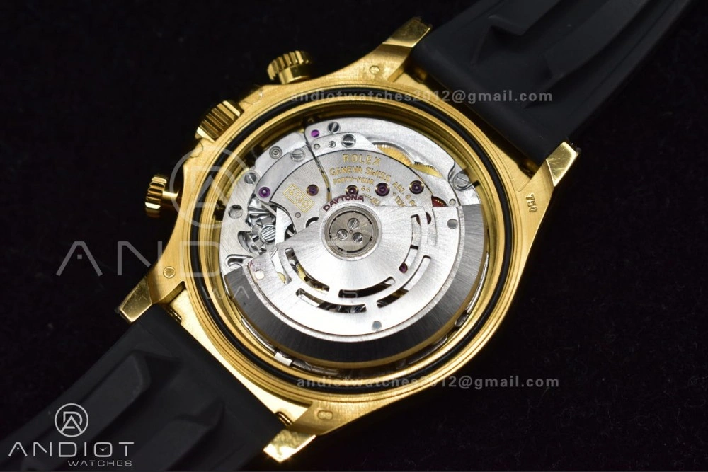 Daytona 116518 BTF 1:1 Best Edition Black Diamonds Dial On Oysterflex Rubber Strap SA4130 V2