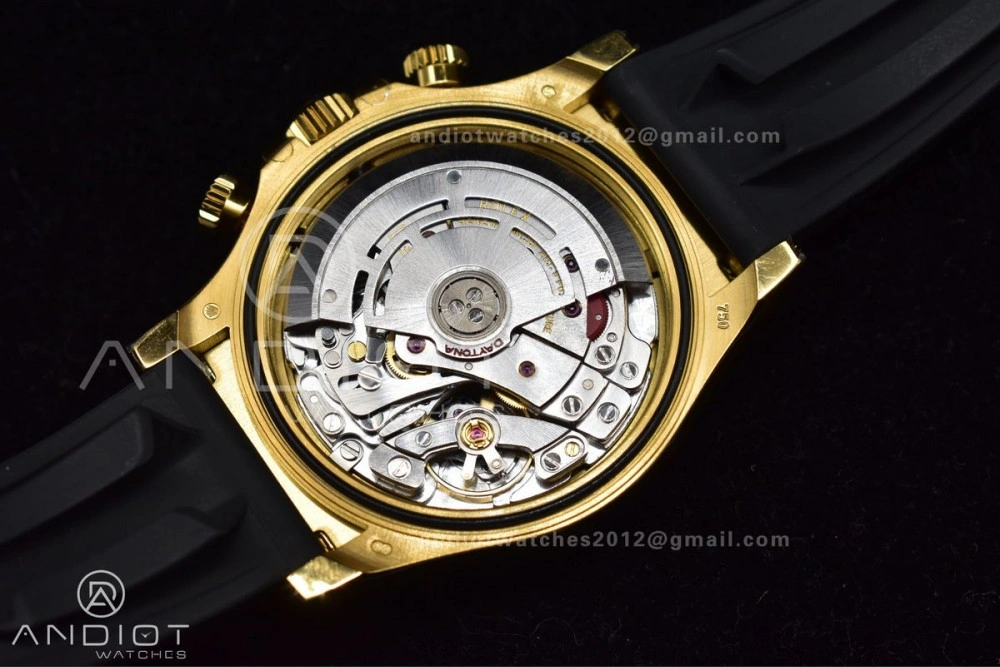 Daytona 116518 BTF 1:1 Best Edition Black Diamonds Dial On Oysterflex Rubber Strap SA4130 V2