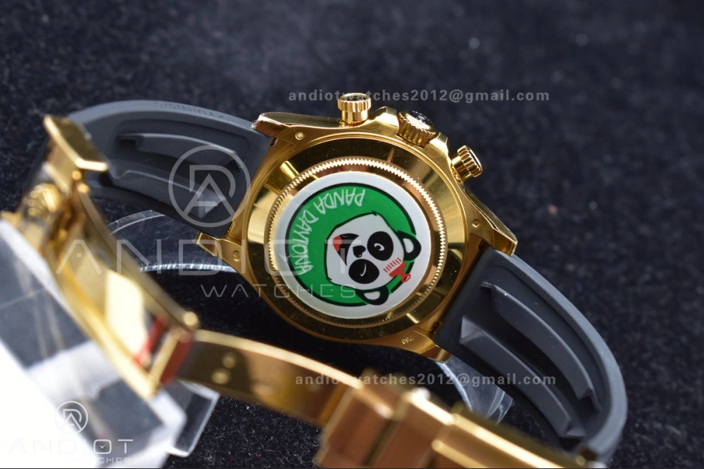 Daytona 116518 BTF 1:1 Best Edition YG Lume Dial on Oysterflex Rubber Strap SA4130