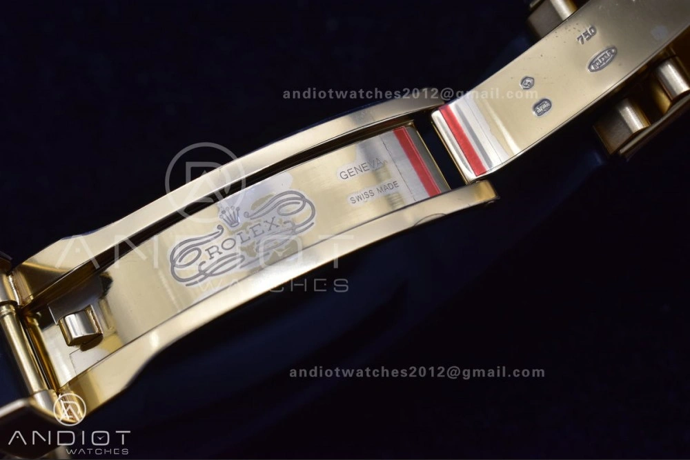 Daytona 116518 BTF 1:1 Best Edition YG Lume Dial on Oysterflex Rubber Strap SA4130