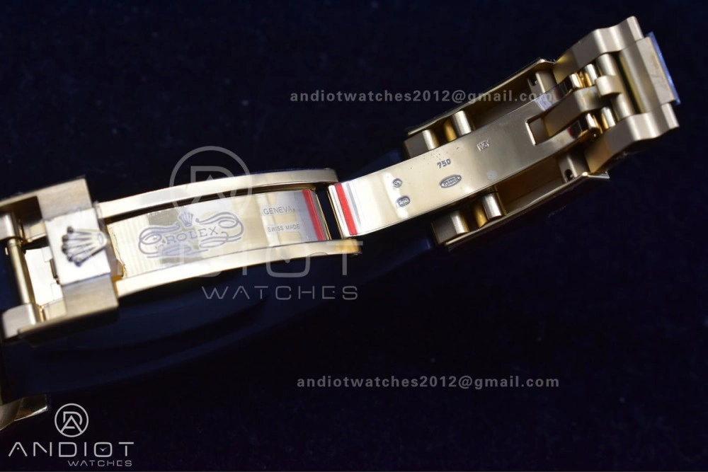 Daytona 116518 BTF 1:1 Best Edition YG Black Dial on Oysterflex Rubber Strap SA4130