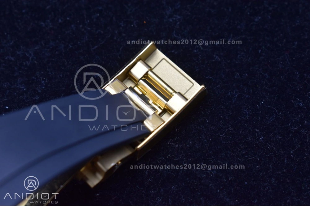 Daytona 116518 BTF 1:1 Best Edition YG Black Dial on Oysterflex Rubber Strap SA4130