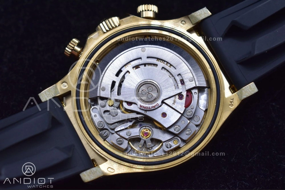 Daytona 116518 Clean 1:1 Best Edition Black Dial on Oysterflex Rubber Strap SA4130