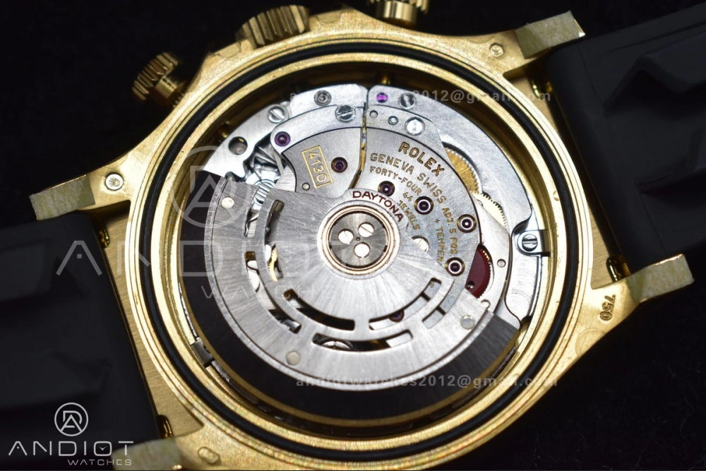 Daytona 116518 Clean 1:1 Best Edition Black Dial on Oysterflex Rubber Strap SA4130