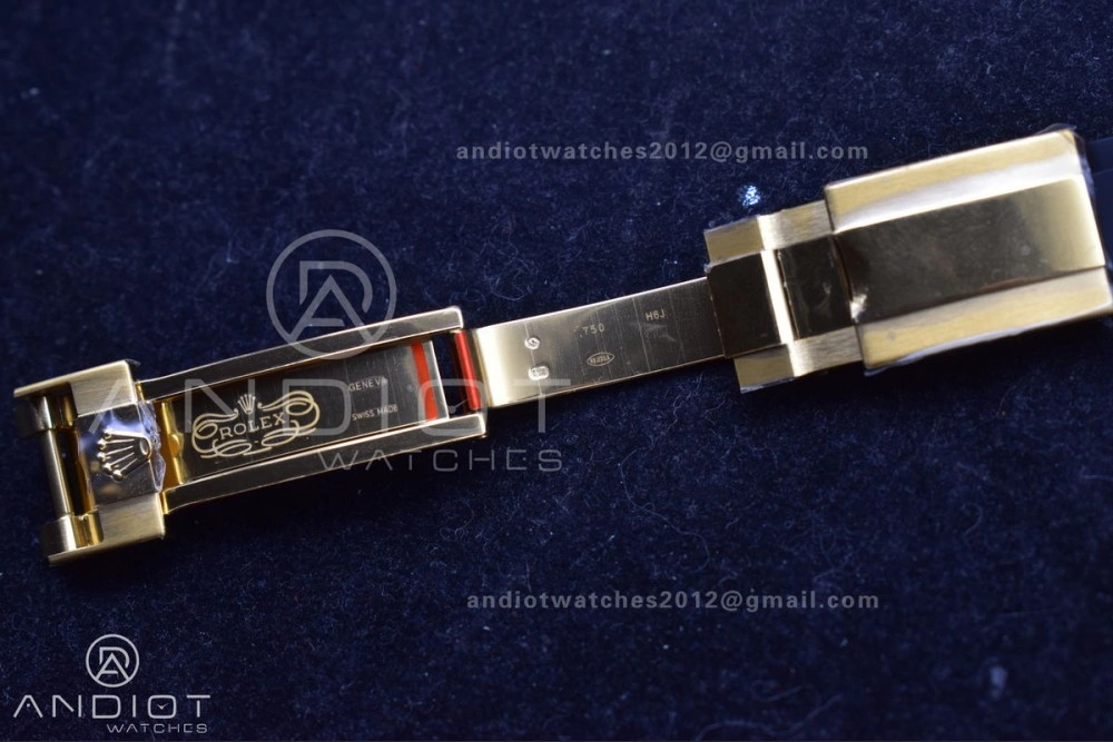 Daytona 116518 LN ZF 1:1 Best Edition YG Black Dial on Oyster-flex Strap SH4130 (Gain Weight)