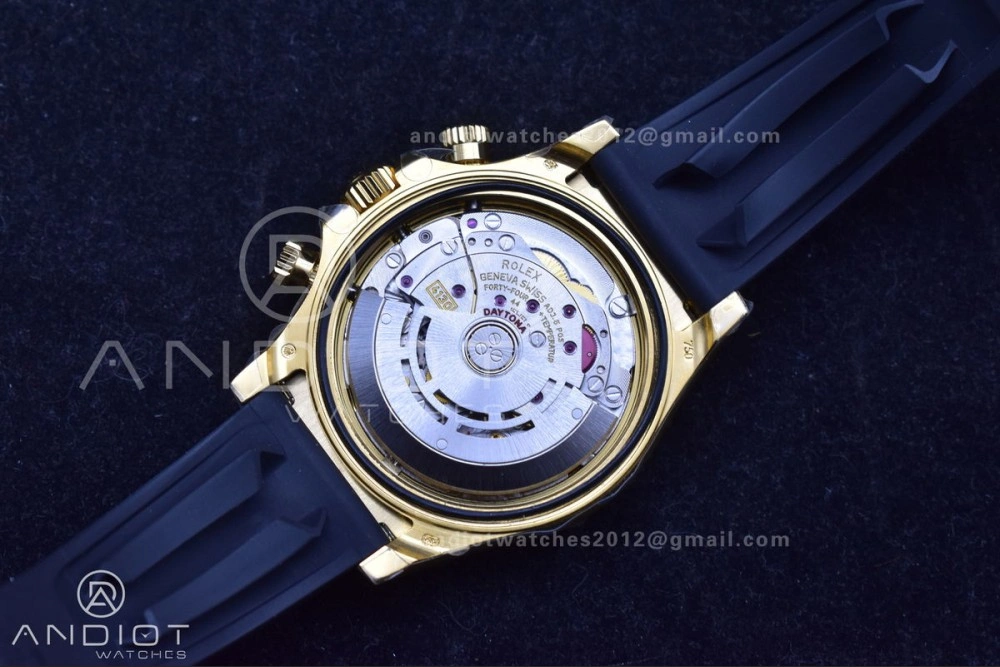 Daytona 116518 LN ZF 1:1 Best Edition YG Black Dial on Oyster-flex Strap SH4130 (Gain Weight)