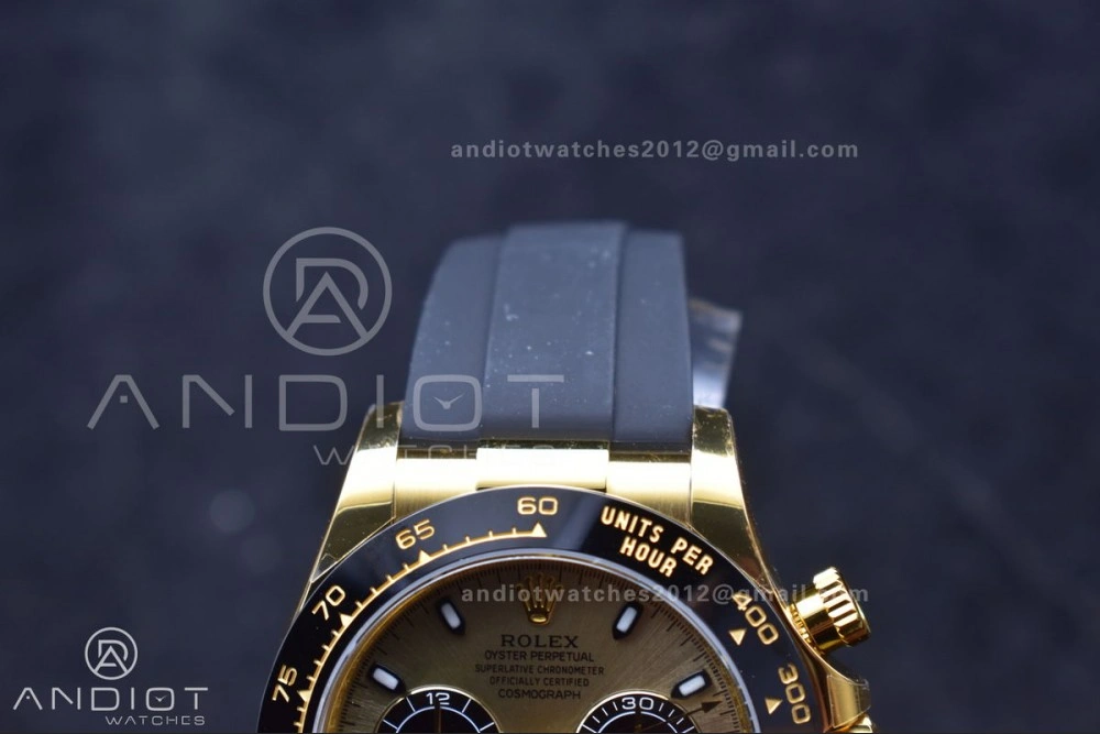 Daytona 116518 VSF 1:1 Best Edition 904L Steel YG Dial on Oyster flex Strap DD4130