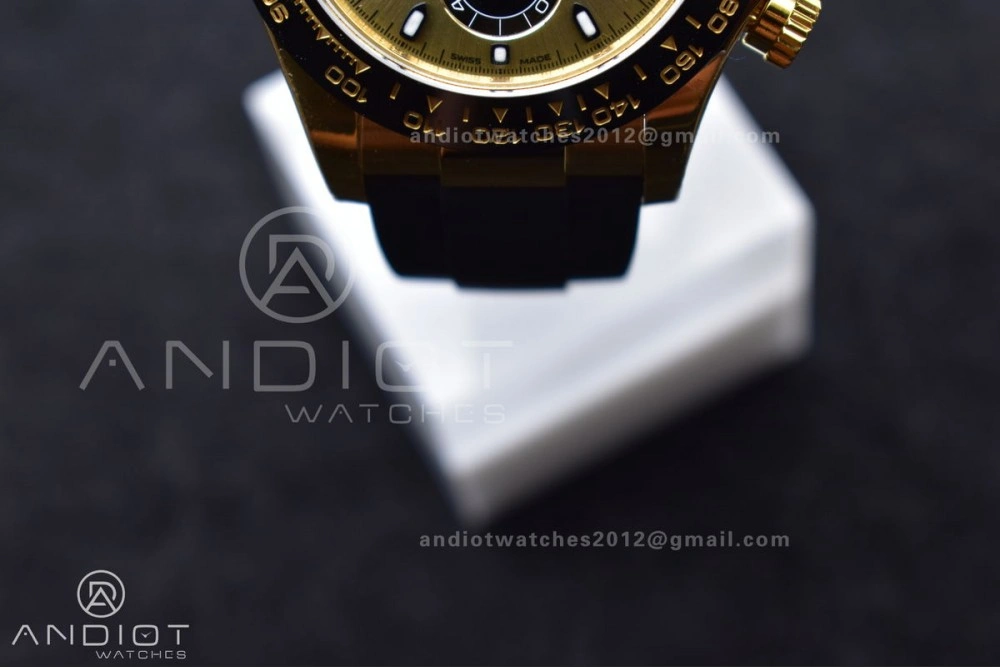 Daytona 116518 VSF 1:1 Best Edition 904L Steel YG Dial on Oyster flex Strap DD4130