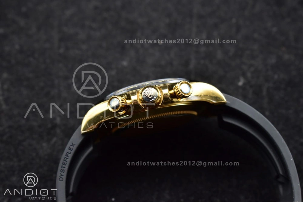 Daytona 116518 VSF 1:1 Best Edition 904L Steel YG Dial on Oyster flex Strap DD4130
