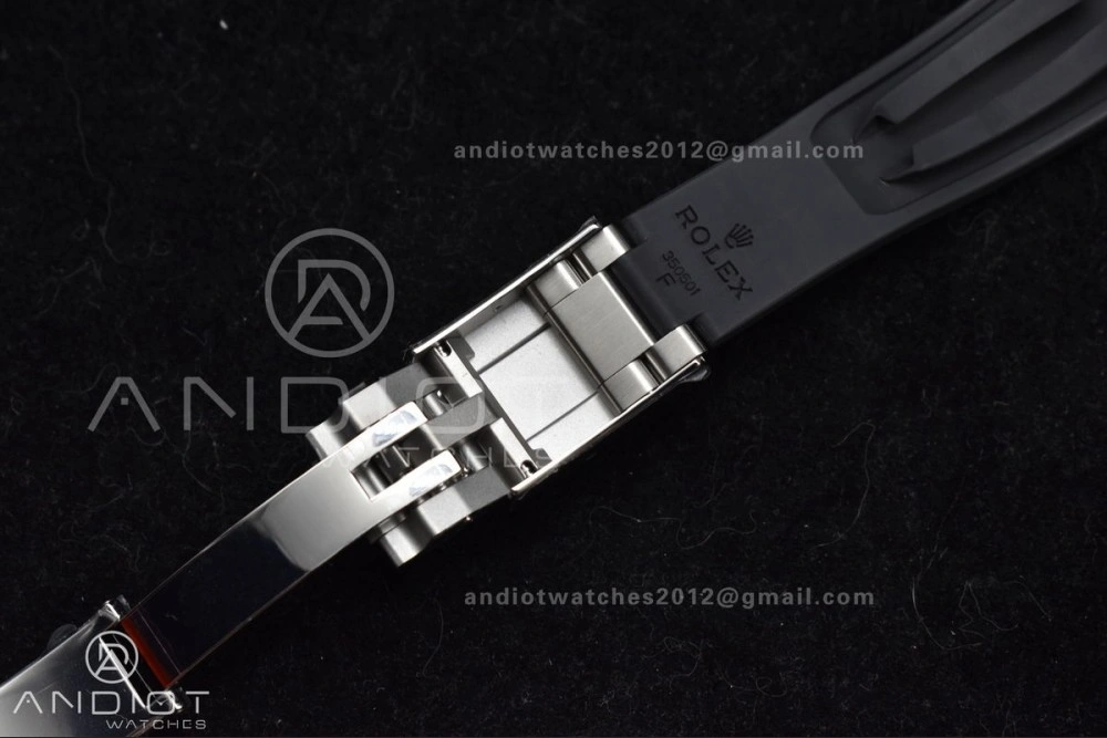 Daytona 116519 BTF 1:1 Best Edition Black Diamonds Dial on Oysterflex Rubber Strap SA4130