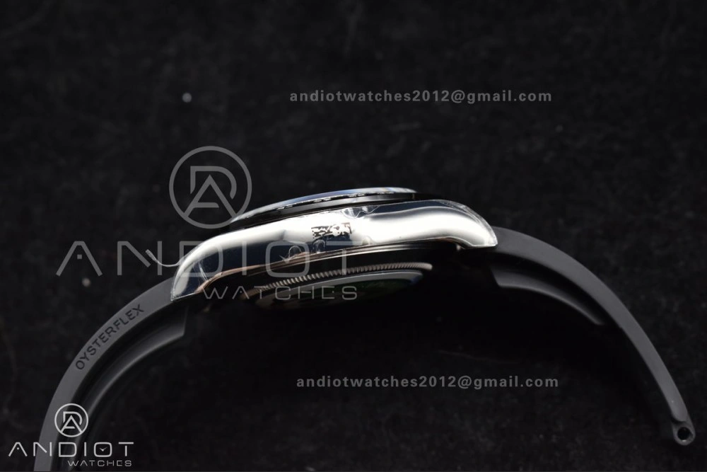 Daytona 116519 BTF 1:1 Best Edition Black Diamonds Dial on Oysterflex Rubber Strap SA4130