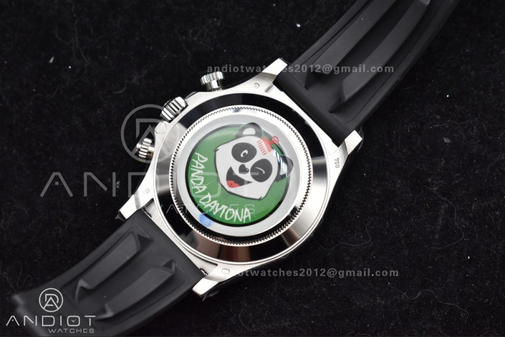 Daytona 116519 BTF 1:1 Best Edition Black Diamonds Dial on Oysterflex Rubber Strap SA4130