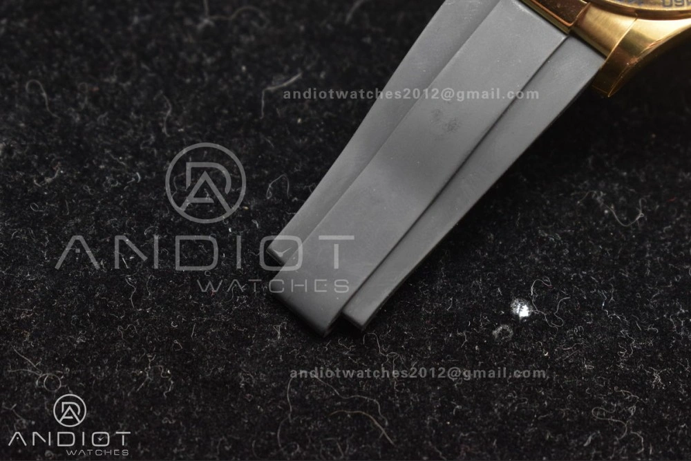 Daytona 116519 Clean 1:1 Best Edition 904L SS Case Gold Black Dial On Rubber Strap SA4130 V2