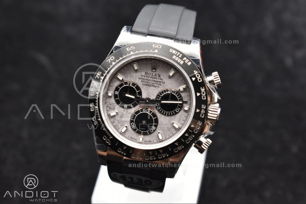 Daytona 116519 QF 1:1 Best Edition Gray Dial on Oysterflex Rubber Strap SA4130