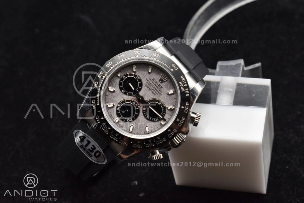 Daytona 116519 QF 1:1 Best Edition Gray Dial on Oysterflex Rubber Strap SA4130