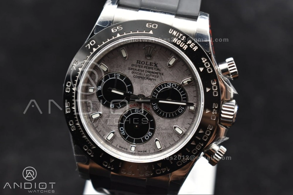 Daytona 116519 QF 1:1 Best Edition Gray Dial on Oysterflex Rubber Strap SA4130