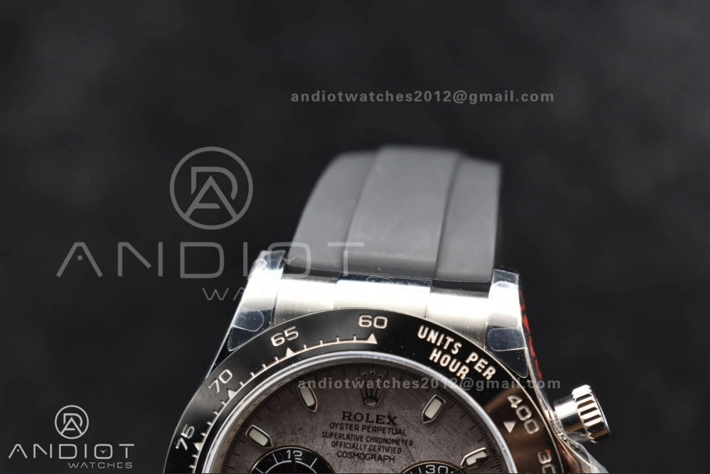 Daytona 116519 QF 1:1 Best Edition Gray Dial on Oysterflex Rubber Strap SA4130