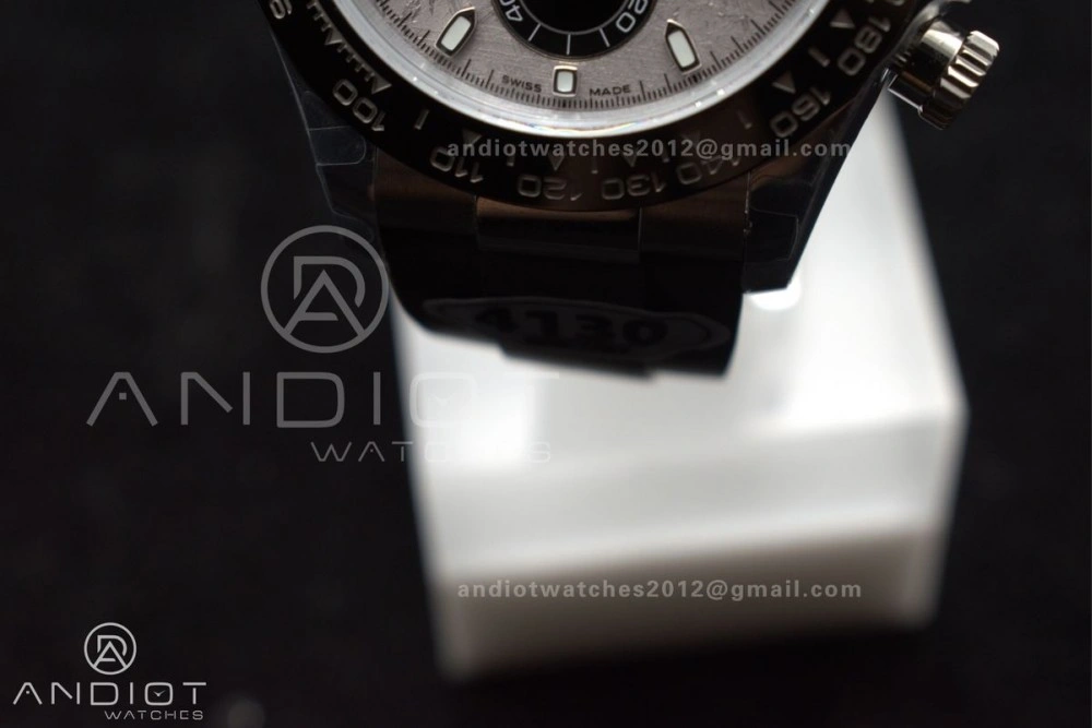 Daytona 116519 QF 1:1 Best Edition Meteorite Dial on Oysterflex Strap SH4130 V3 (Gain Weight)