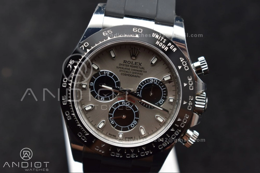 Daytona 116519 VSF 1:1 Best Edition 904L Steel Gray Dial on Oyster flex Strap DD4130