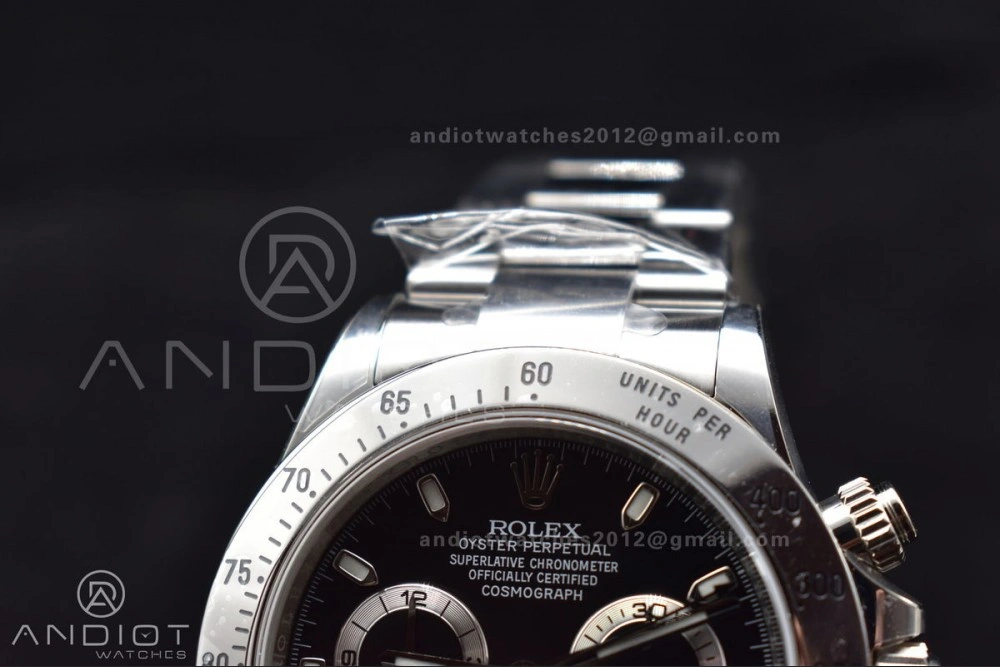 Daytona 116520 Clean 1:1 Best Edition 904L SS Case and Bracelet Black Dial SA4130 V2