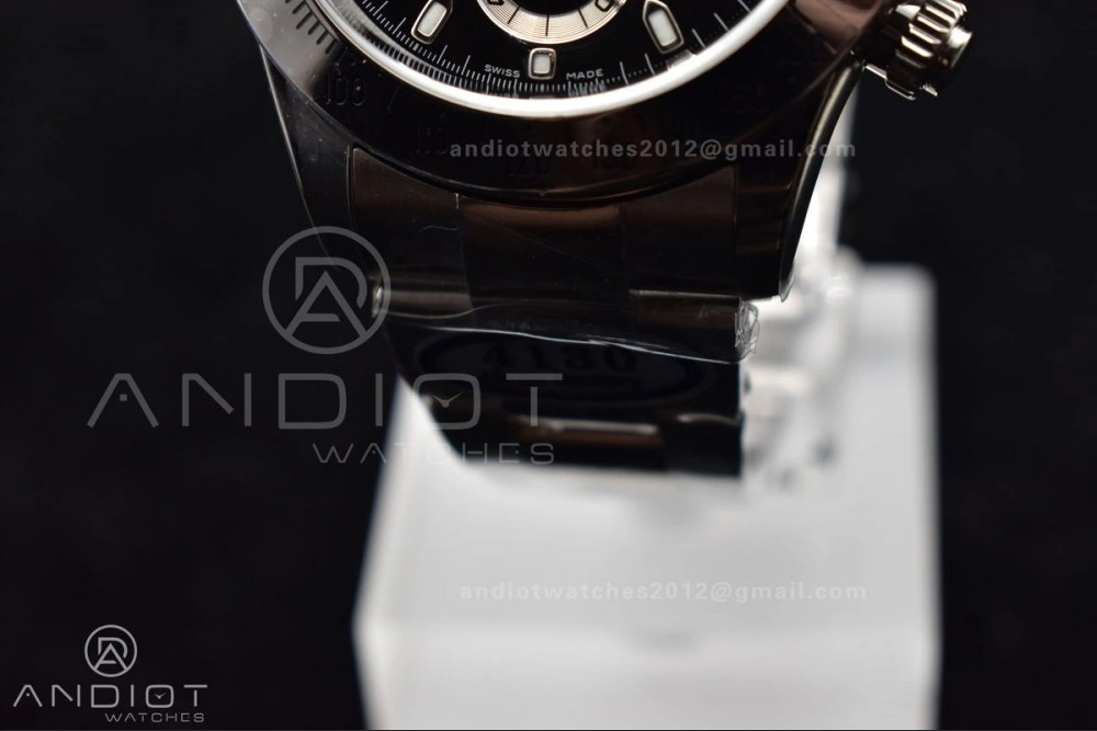 Daytona 116520 Clean 1:1 Best Edition 904L SS Case and Bracelet Black Dial SA4130 V2