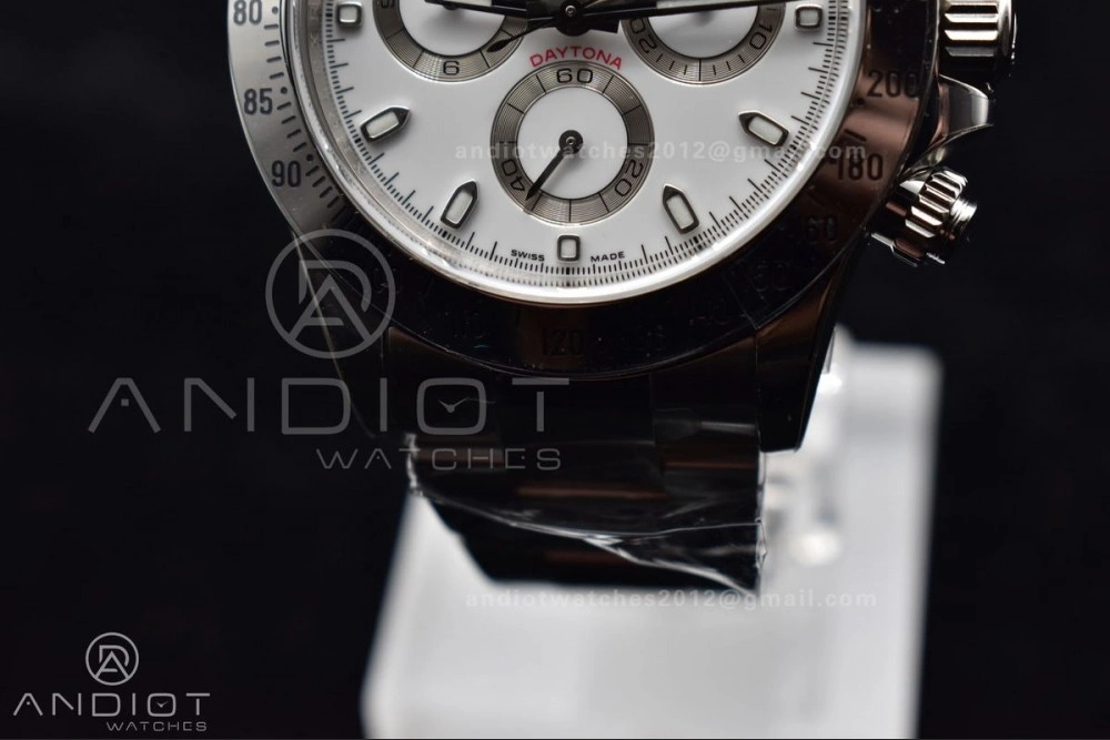Daytona 116520 Clean 1:1 Best Edition 904L SS Case and Bracelet White Dial SA4130 V2