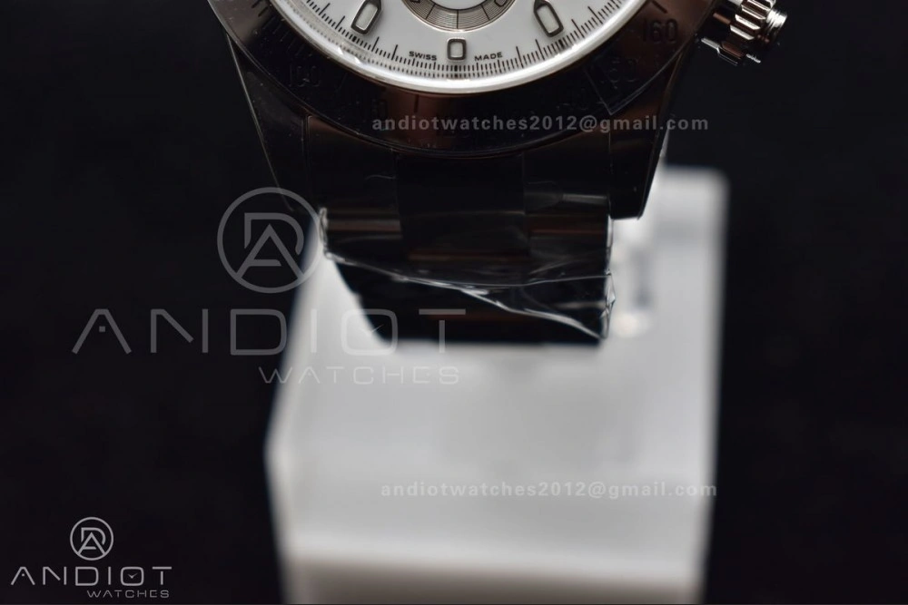 Daytona 116520 Clean 1:1 Best Edition 904L SS Case and Bracelet White Dial SA4130 V2