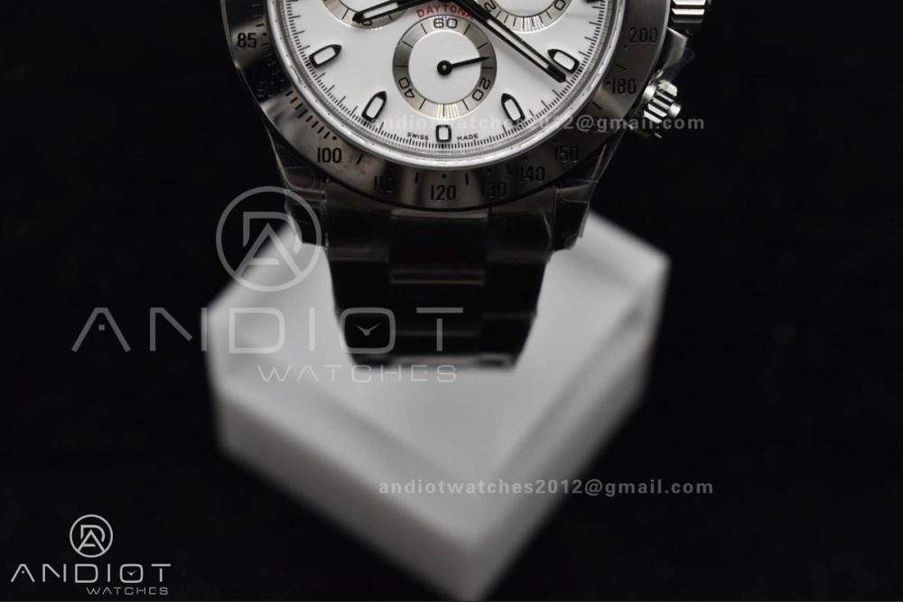 Daytona 116520 QF 1:1 Best Edition White Dial on SS Bracelet SA4130 V2