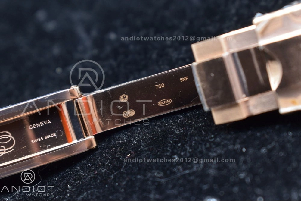 Daytona 116595RBOW RG Rainbow Crystal TWF Best Edition Black Dial on YG Bracelet A7750