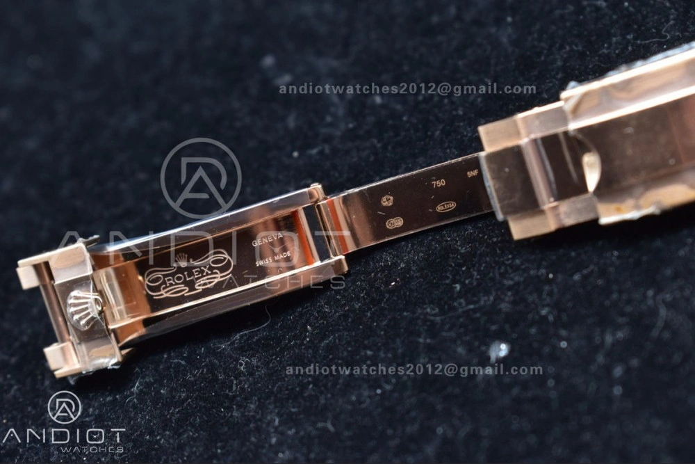 Daytona 116595RBOW RG Rainbow Crystal TWF Best Edition Black Dial on YG Bracelet A7750