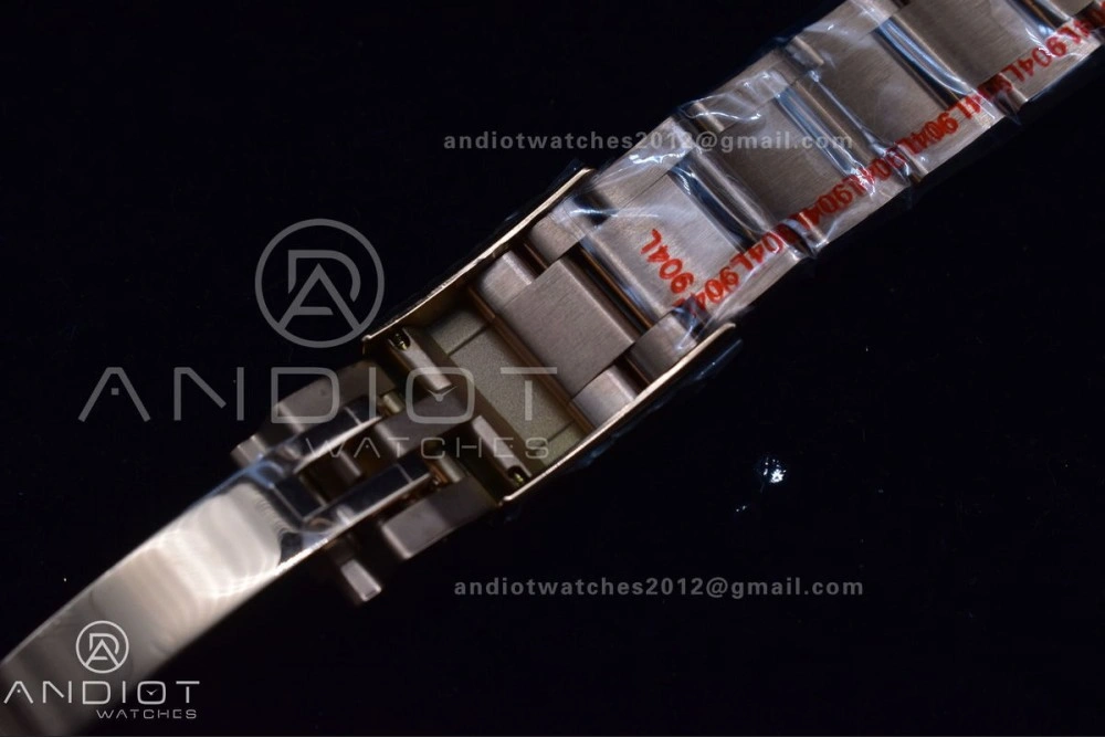 Daytona 116595RBOW RG Rainbow Crystal TWF Best Edition Black Dial on YG Bracelet A7750