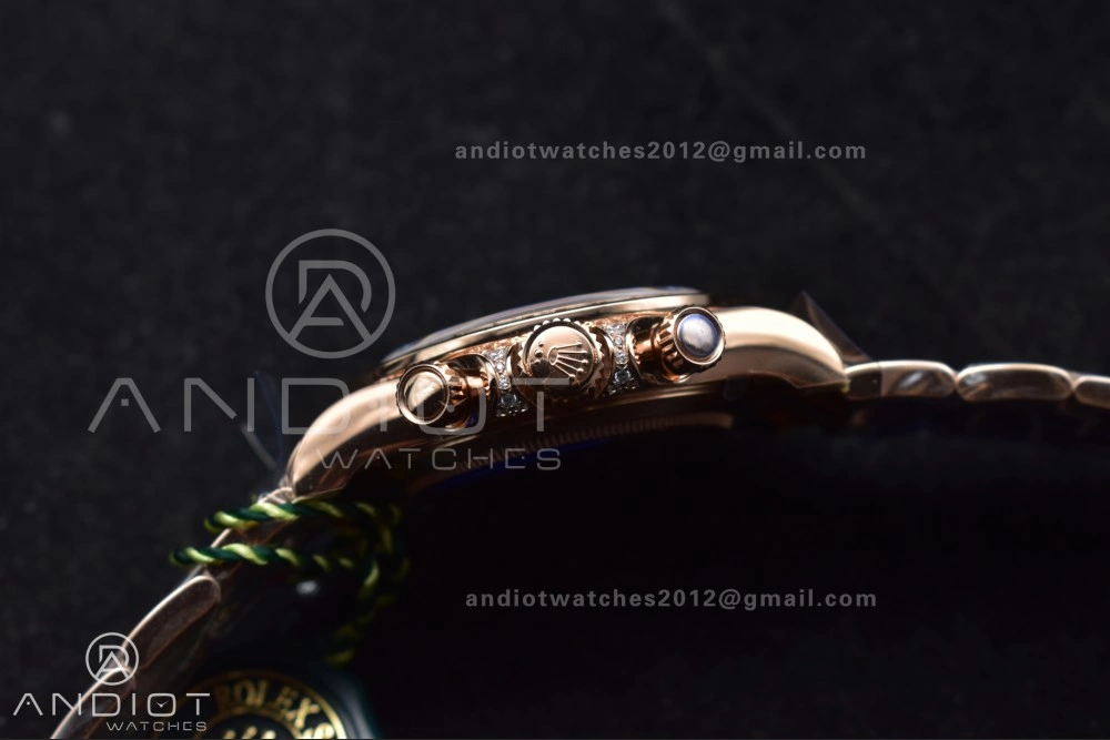 Daytona 116595RBOW Rainbow ZF 1:1 Best Edition Black Diamonds Dial on RG Bracelet SH4130