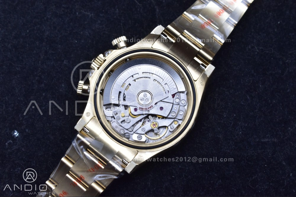 Daytona 116598RBOW Rainbow ZF 1:1 Best Edition Black Diamonds Dial on YG Bracelet SH4130