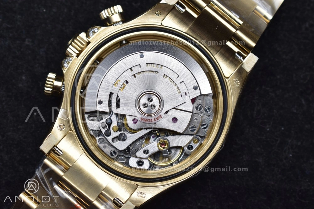 Daytona 116598RBOW Rainbow ZF 1:1 Best Edition Black Diamonds Dial on YG Bracelet SH4130