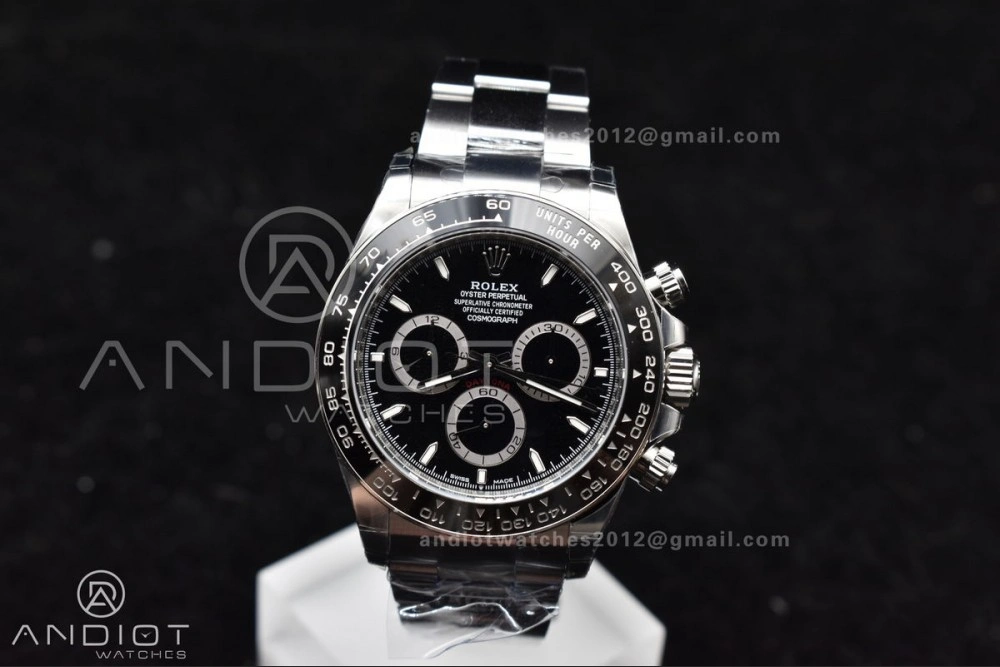 Daytona 126500 BTF 1:1 Best Edition 904L Steel Black Dial On SS Bracelet DD4131