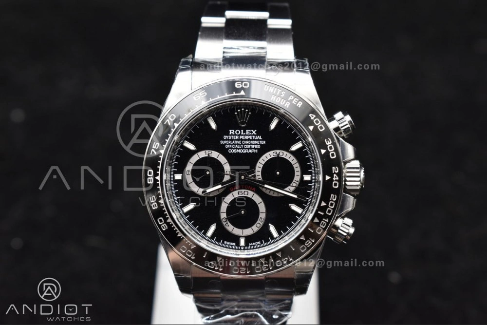 Daytona 126500 BTF 1:1 Best Edition 904L Steel Black Dial On SS Bracelet DD4131