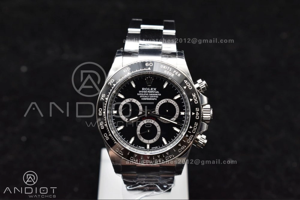 Daytona 126500 BTF 1:1 Best Edition 904L Steel Black Dial On SS Bracelet DD4131