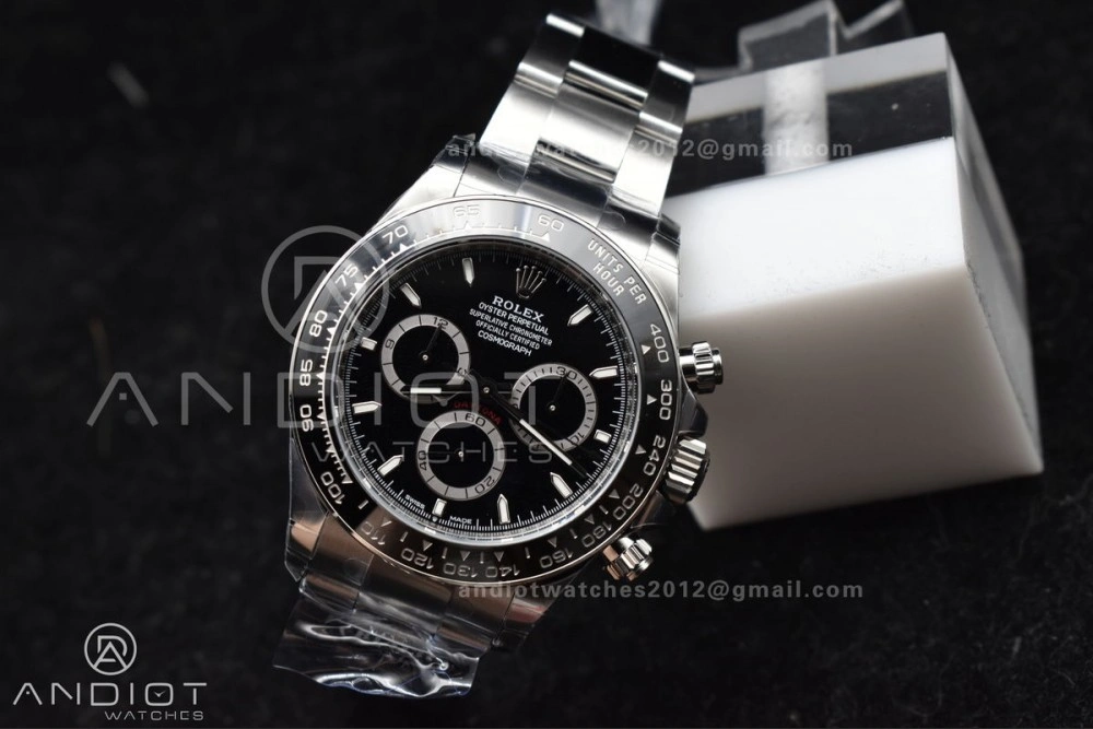 Daytona 126500 BTF 1:1 Best Edition 904L Steel Black Dial On SS Bracelet DD4131