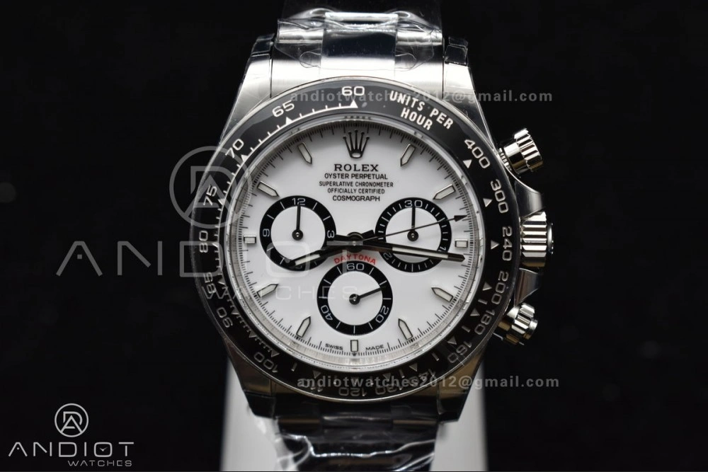 Daytona 126500 BTF 1:1 Best Edition 904L Steel White Dial on SS Bracelet DD4131