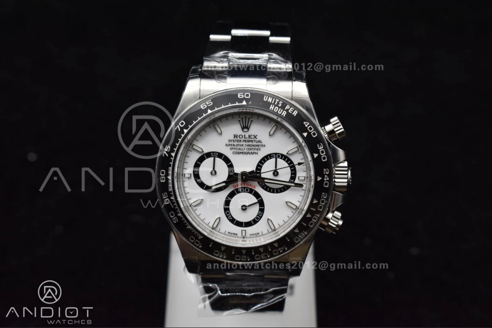 Daytona 126500 BTF 1:1 Best Edition 904L Steel White Dial on SS Bracelet DD4131