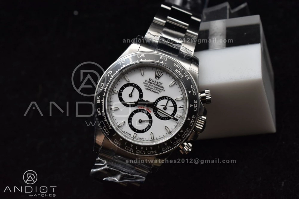 Daytona 126500 BTF 1:1 Best Edition 904L Steel White Dial on SS Bracelet DD4131