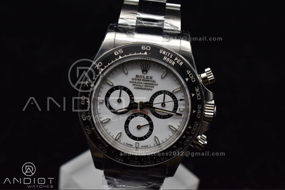 Daytona 126500 BTF 1:1 Best Edition 904L Steel White Dial on SS Bracelet DD4131