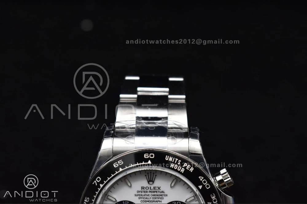 Daytona 126500 BTF 1:1 Best Edition 904L Steel White Dial on SS Bracelet DD4131