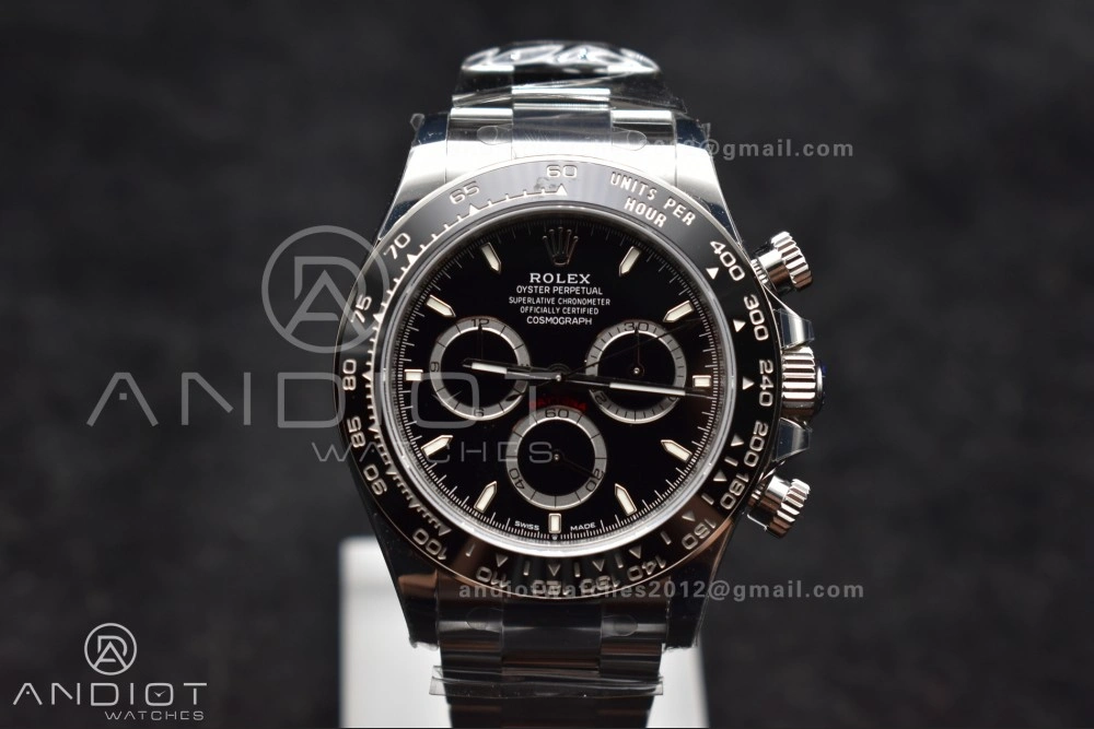 Daytona 126500 VSF 1:1 Best Edition 904L Steel Black Dial on SS Bracelet DD4131