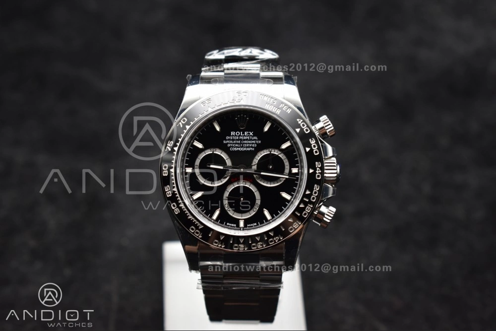 Daytona 126500 VSF 1:1 Best Edition 904L Steel Black Dial on SS Bracelet DD4131