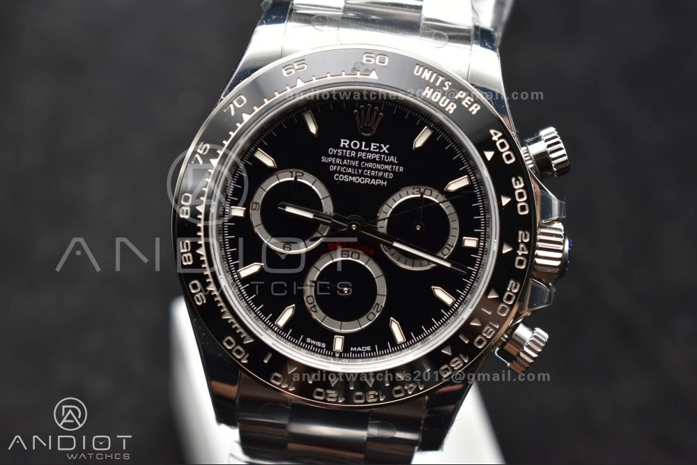 Daytona 126500 VSF 1:1 Best Edition 904L Steel Black Dial on SS Bracelet DD4131