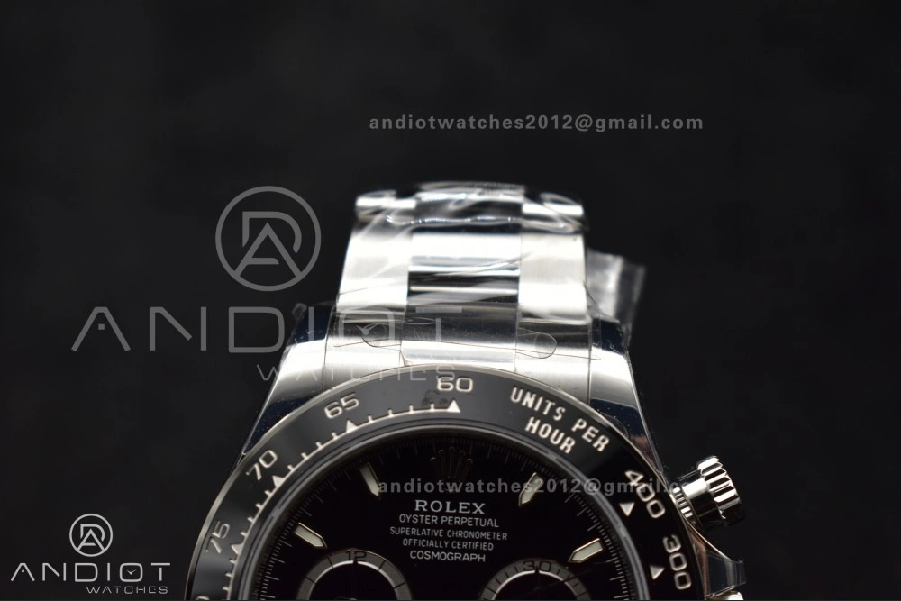 Daytona 126500 VSF 1:1 Best Edition 904L Steel Black Dial on SS Bracelet DD4131