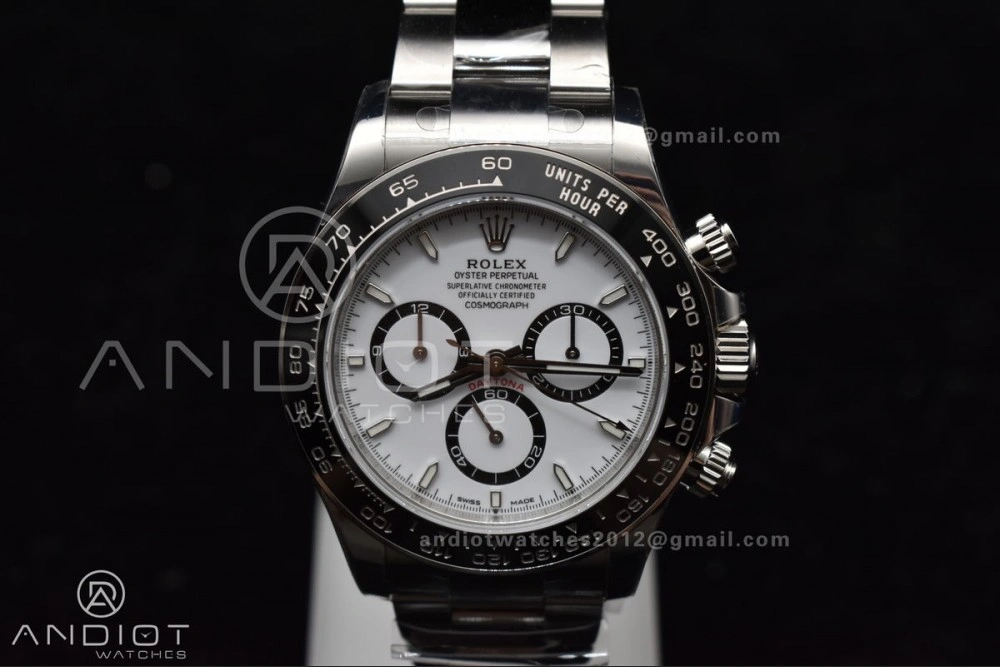 Daytona 126500 VSF 1:1 Best Edition 904L Steel White Dial on SS Bracelet DD4131